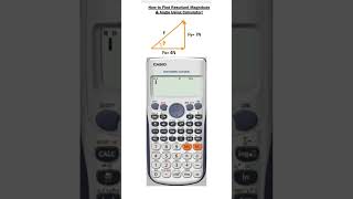 How to find Resultant Magnitude amp Angle using calculator  Calculator Techniques  Engineers Acdemy [upl. by Grae]