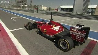 F1 2014  Bahrain Test  Day 1  V6 Engine Natural Sound [upl. by Lorolla645]