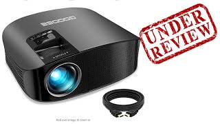 Video Projector Review 911Reviewscom  Goodee HR Video Projector [upl. by Adlesirc]