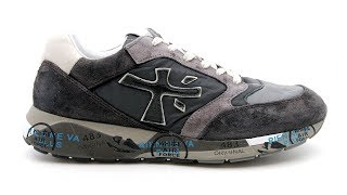 Premiata uomo sneakers Zac Zac grigie SKU ZACZAC3547 [upl. by Inamik]