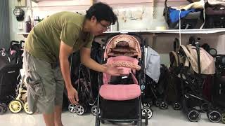 Review stroller Japan Infantasy xe đẩy em bé Infantasy nội địa NhậtReview cho Mom [upl. by Waldemar]