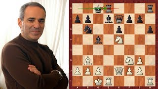 Amazing Chess Game Garry Kasparov vs Anatoly Karpov  Linares 1992  CaroKann Defense B17 [upl. by Forbes]