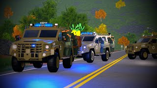 SWAT RESPONDS TO ACTIVE SHOOTER ON CONSTRUCTION SITE WORKERS INJURED ERLC Roblox Roleplay [upl. by Gussi]