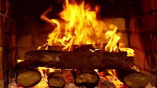 🔥 Cozy Fireplace 4K 3 HOURS Fireplace with Crackling Fire Sounds Fireplace Ambience [upl. by Jonell]