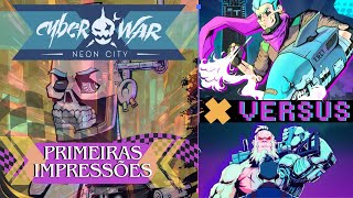 Primeiras impressões Cyber War Jogo Indie do Futuro Explosivo com Batalhas Tecnológicas Épicas [upl. by Rillis]