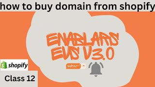 how to buy domain from shopify [upl. by Irtemed]