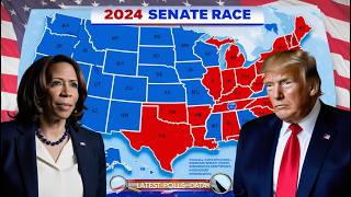 UPDATED 2024 US Senate Map with Shocking Latest Poll Data Across All 50 States [upl. by Araldo]