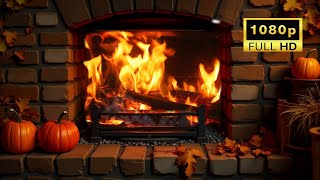 🔥 Cozy Night by the Fireplace 4K Fireplace with Fire Sounds NO Music [upl. by Loferski]