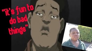 The Boondocks  Smokin With Cigarettes Parody Clip quotFun to do bad thingsquot [upl. by Mcdade808]