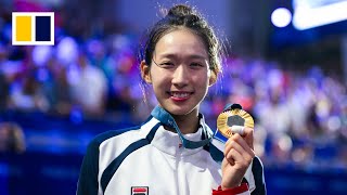 Vivian Kong wins Hong Kong’s 1st gold at Paris [upl. by Elockcin]