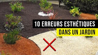 Aménager son Jardin  10 ERREURS Esthétiques à FUIR  ❌ [upl. by Atims]