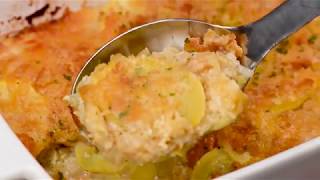 Yellow Squash Casserole  Real Housemoms [upl. by Candie389]