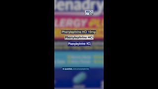 FDA could pull common OTC drug shorts shortnews phenylephrine dayquil nyquil sudafed benadryl [upl. by Ilac52]