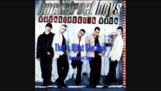 Backstreet Boys Thats What She Said HQ [upl. by Eikram]