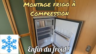 Campingcar  Installer un frigo à compression et fini les ennuis [upl. by Noyart748]