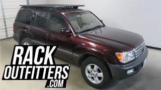 Toyota Land Cruiser with RhinoRack Pioneer Platform Backbone Roof Rack [upl. by Assedo503]