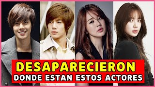 5 ACTORES COREANOS que DESAPARECIERON de los DRAMAS [upl. by Elleon]