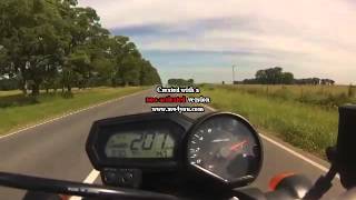 Fz6 0100 kmh 0200 kmh GOPRO acceleration [upl. by Naed624]