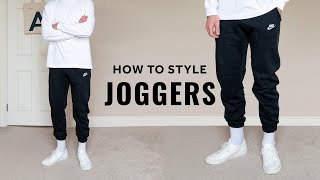 How To Style Joggers For Men [upl. by Bartholomeus]