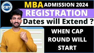 MBA Registration Dates Will Extend  MBA CET CAP Round Starting Dates 2024 [upl. by Suk]