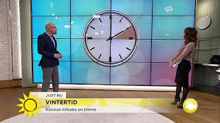 Vintertid eller normaltid  Nyhetsmorgon TV4 [upl. by Templia483]