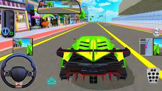 3D Car Driving School Simulator Car Parking School 3D Games Car Game Android Gameplay [upl. by Asilrac]