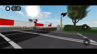 Botley Drove Level Crossing  North Yorkshire Roblox 29102024 [upl. by Koralle]