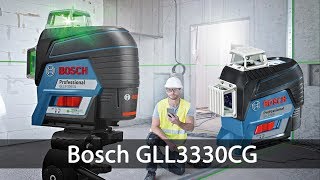 Bosch GLL3330CG Three Line Laser [upl. by Izawa346]