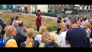 Tower of London Yeoman Warder Tour aka Beefeater Tour  Day 5 of our London England Journey [upl. by Willa]