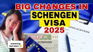 SCHENGEN VISA changes in 2025 UPDATE [upl. by Nickola]