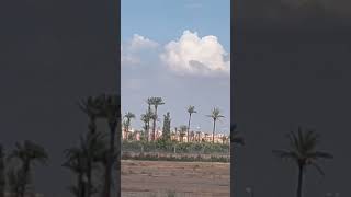 Flight landed at Marrakesh airport marrakech fligh vacation [upl. by Okram]