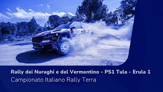 CIRT  Rally dei Nuraghi e del Vermentino  PS1 Tula  Erula 1 [upl. by Dlarej]