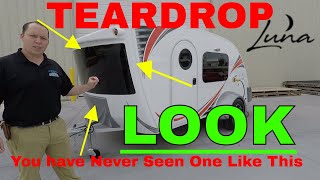 RV REVIEW 2018 Luna InTech RV Teardrop Trailer Walk Though [upl. by Obbard381]