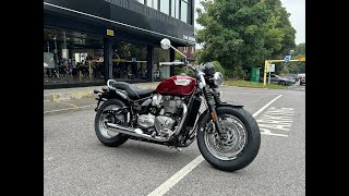 BONNEVILLE SPEEDMASTER CORDOVAN RED NEW [upl. by Awram]