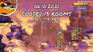 angry birds 2 clan battle 06102021 closed 13 rooms [upl. by Solly]