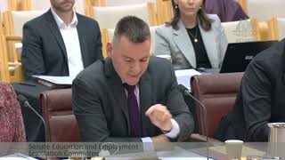 ARC Senate Estimates 20240606 Making grant scoring data public [upl. by Asel65]