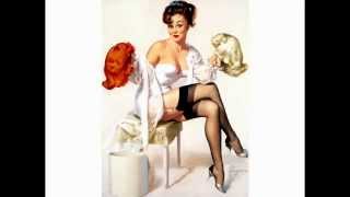 Gil Elvgren  Vintage Pinup paintings [upl. by Dirgis]