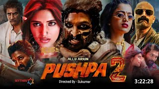 Pushpa 2 Full Movie in Hindi Dubbed  Allu Arjun Rashmika Mandana Fahadh Faasil  Review amp Facts [upl. by Gebhardt]