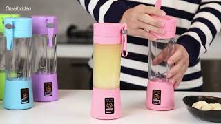 Cesdeals  USB Rechargeable Blender Mixer Portable Juicer [upl. by Atyekram]