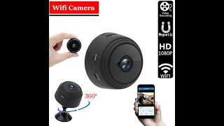 How to install A9 mini cameras with HDWiFiCam Pro APP and record videos [upl. by Quint711]