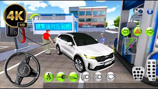 New Police Car Ioniq 5 Narrow Mountain Road Driving  3D Driving Class 2024  best android gameplay [upl. by Adnowat]