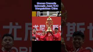 Indonesia Juara  Badminton Final Suhandinata Cup World Junior Champhionsip 2024 Indonesia vs China [upl. by Rourke832]