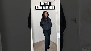 TIKTOK BODYWARMER🥶 fashionhaul tiktok tiktokshop tiktokshopfinds shorts fashion bodywarmer [upl. by Inaej980]