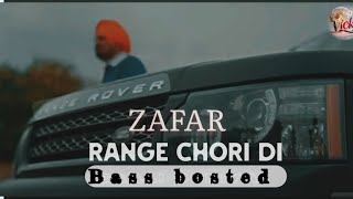 RANGE CHORI DI Bass Boosted  ZAFAR  Latest Punjabi Songs 2024  EP 5 Patake [upl. by Conlee]