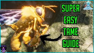 How to Tame the QUEEN BEE   Get Giant Bee Honey Hives EASY QUICK Guide ASA Ark Survival Ascended [upl. by Taran]