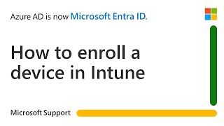 How to enroll a device in Intune  Microsoft [upl. by Rolandson]