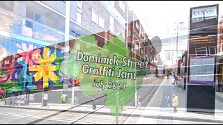 Dominick St Graffiti Jam  Dublin 2024 July [upl. by Haile]