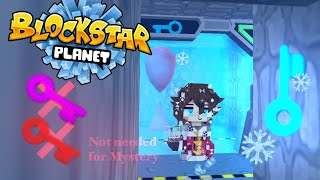 Blockstarplanet Winter Wonderland Blue Key amp Mystery Crystal January 5th 2024 [upl. by Ellocin621]