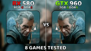 GTX 960 2GB vs RX 580 8GB in 2014 to 2023🔥  Worth Upgrading 960 2G to 580 8G [upl. by Bertle]