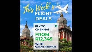 Flight Deal Travel to Chennai India with Qatar Airways FOR LESS [upl. by Ehrman201]